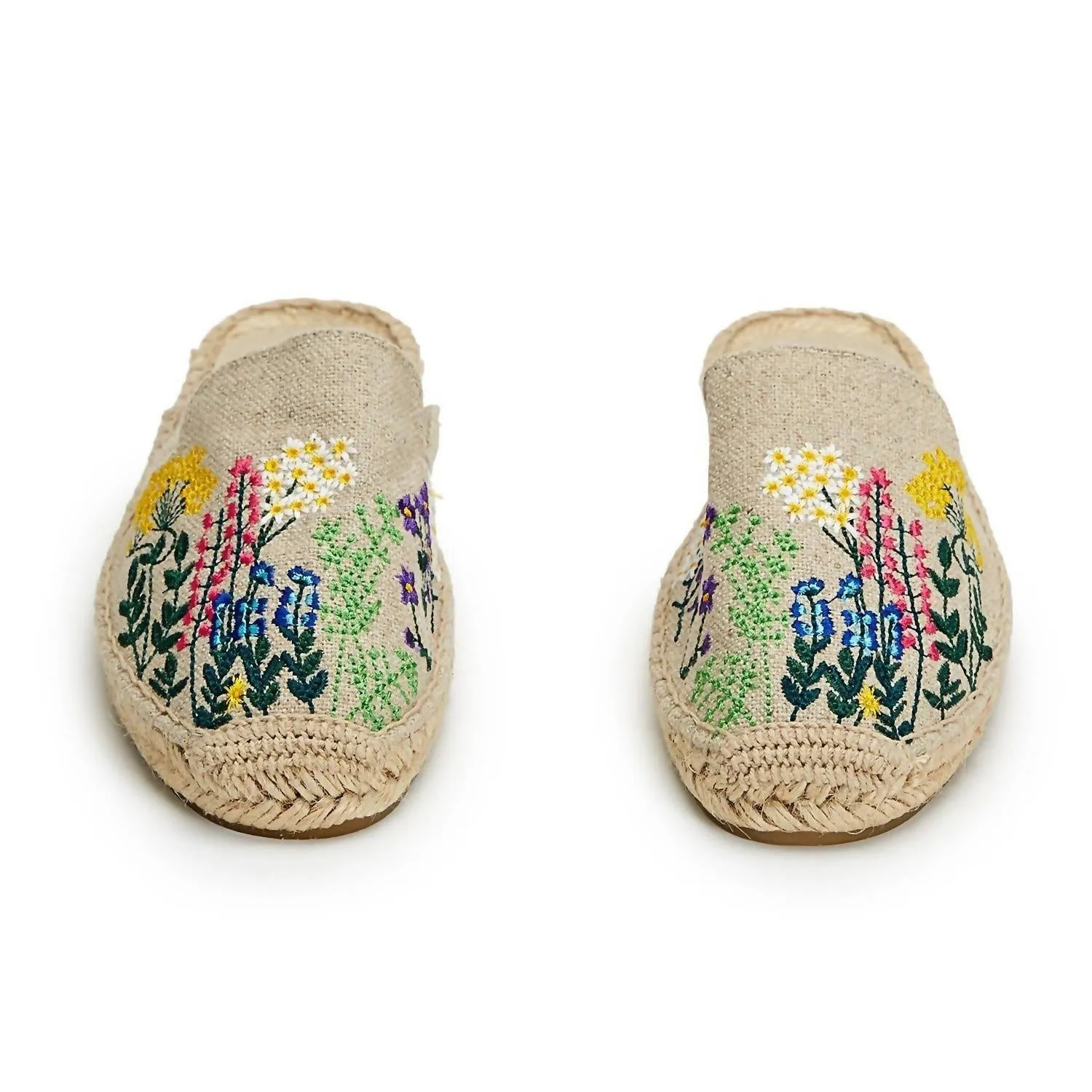 2 Chic - Women's Embroidered Floral Espadrilles