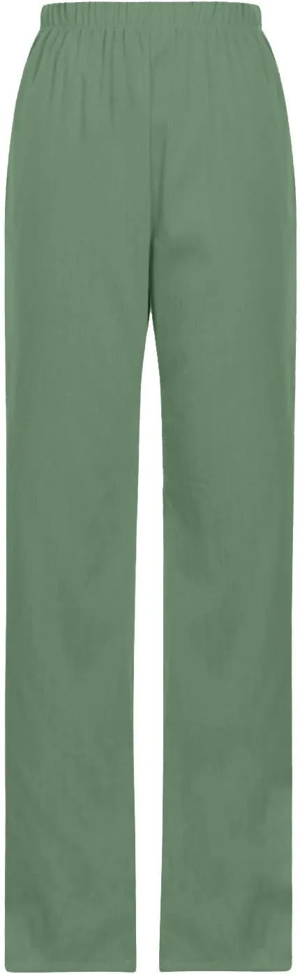 ADHOWBEW Women Linen Pants Vacation Relaxed Fit Spring 2025 Travel Flowy Casual Trendy Dressy Trousers