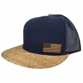 America Flag Minimalist Cork Hat
