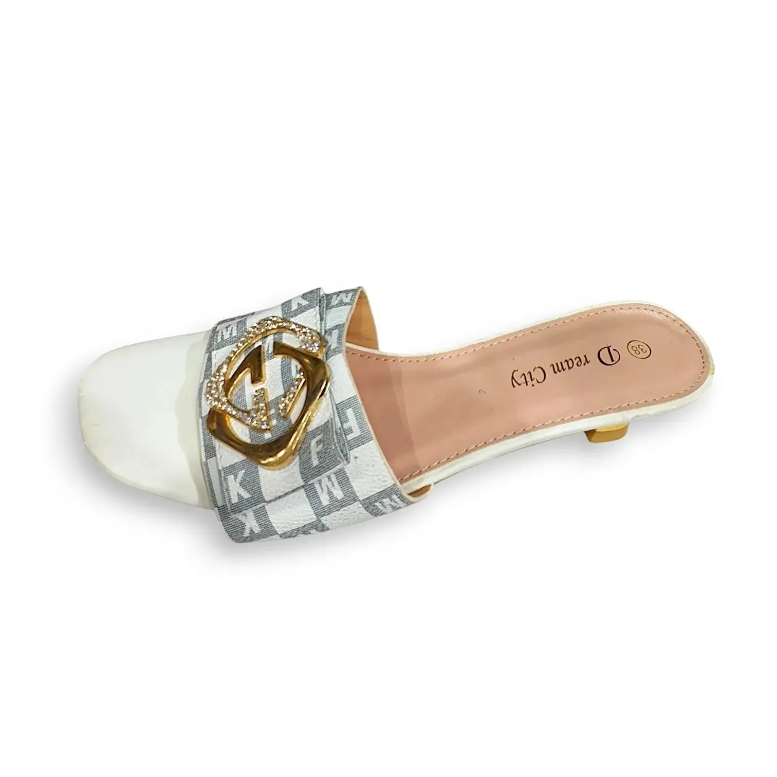 Dream City Women's Logo-Embellished Slide Sandal