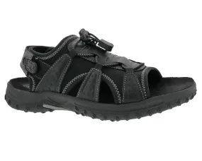 Drew Waves Men's Adjustable Heel Strap Sandal In Black Combo