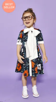 Fall Floral Polly Dress