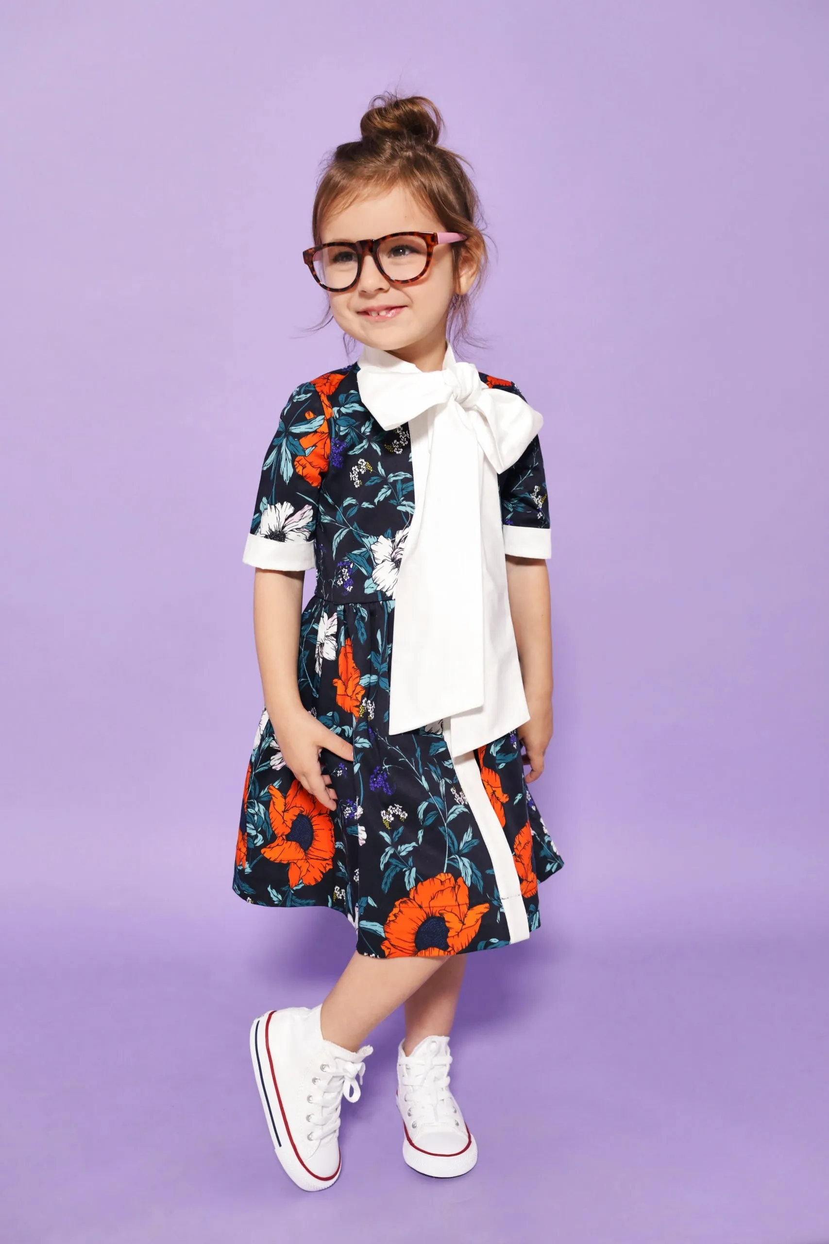 Fall Floral Polly Dress