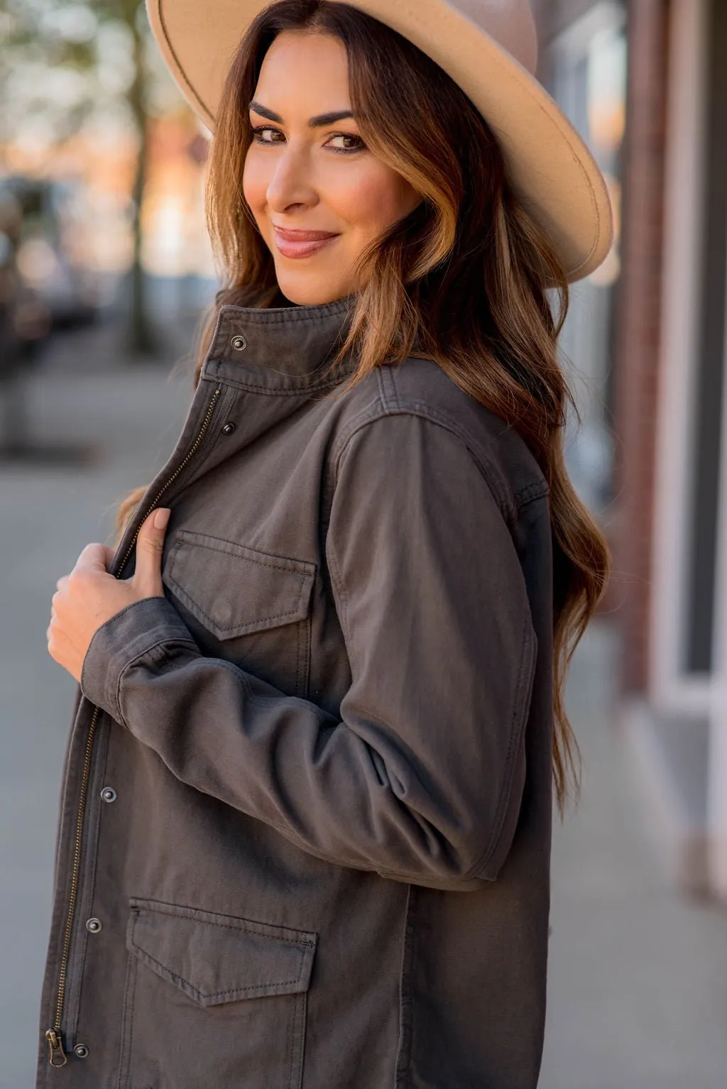 Four Pocket Utility Jacket