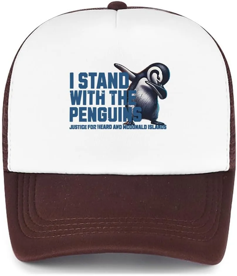 I Stand with Penguins Hat, I Stand with Penguins Cap