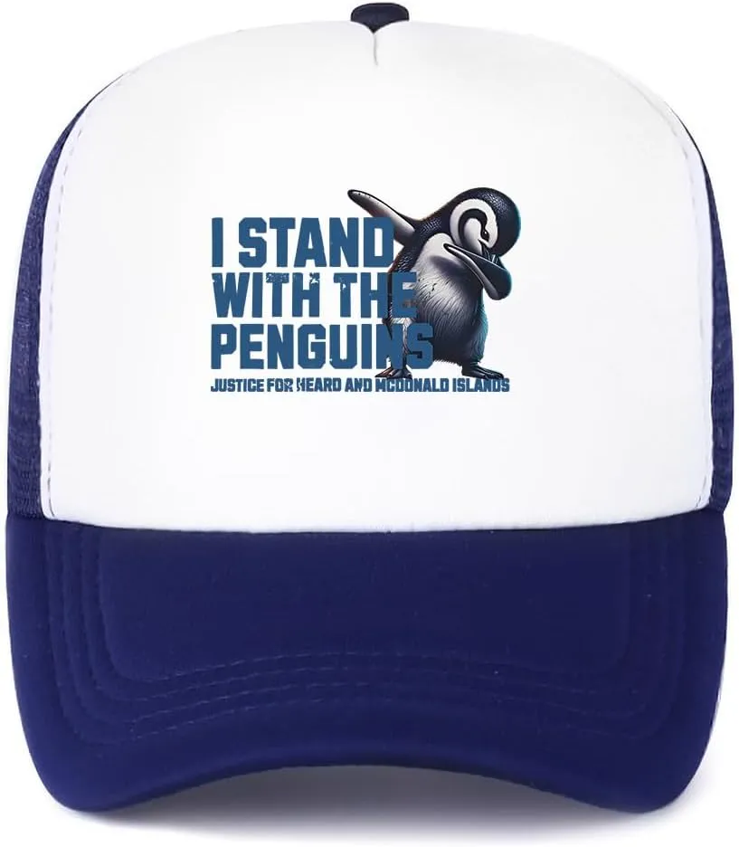 I Stand with Penguins Hat, I Stand with Penguins Cap