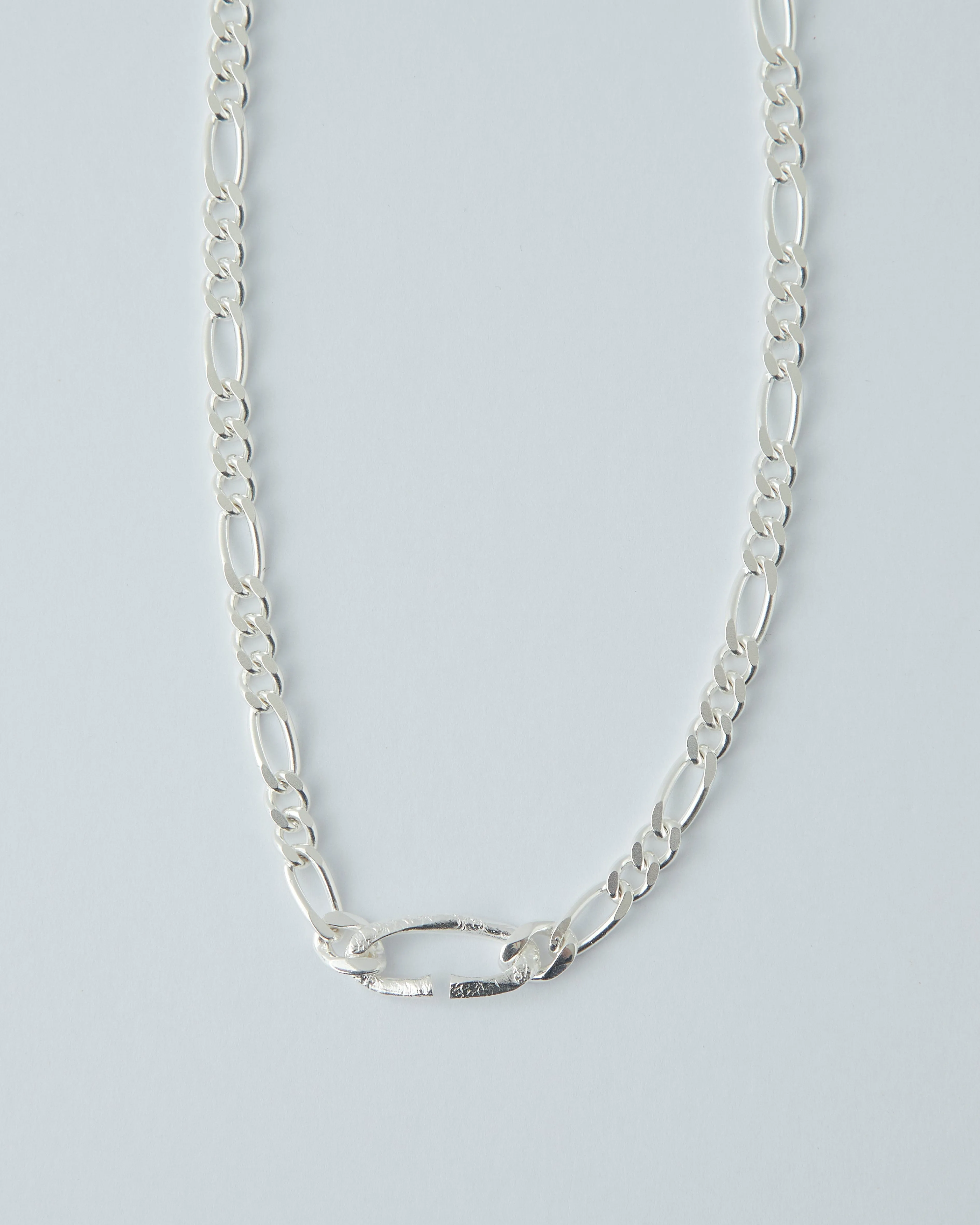 Masir Silver Bold Necklace