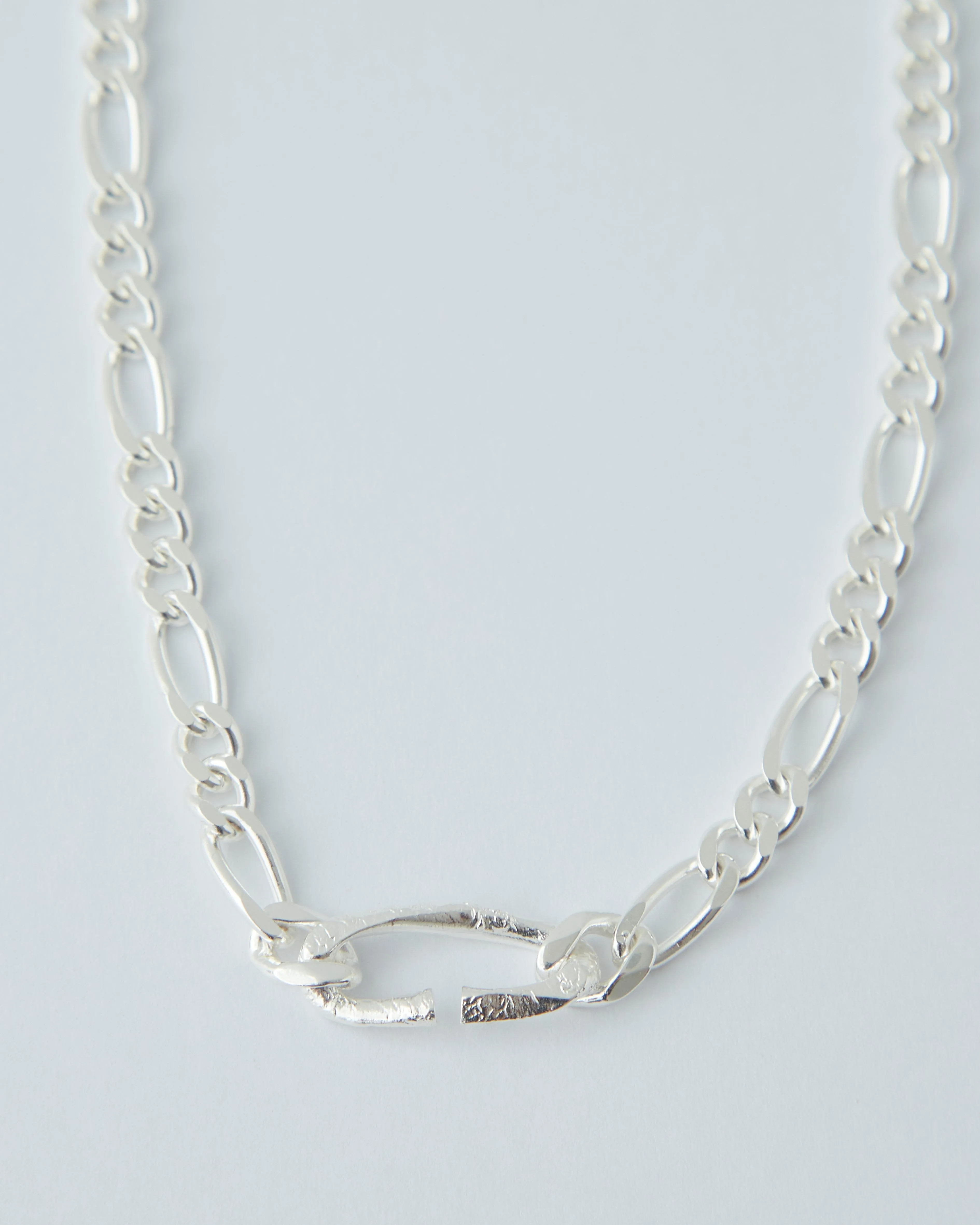 Masir Silver Bold Necklace