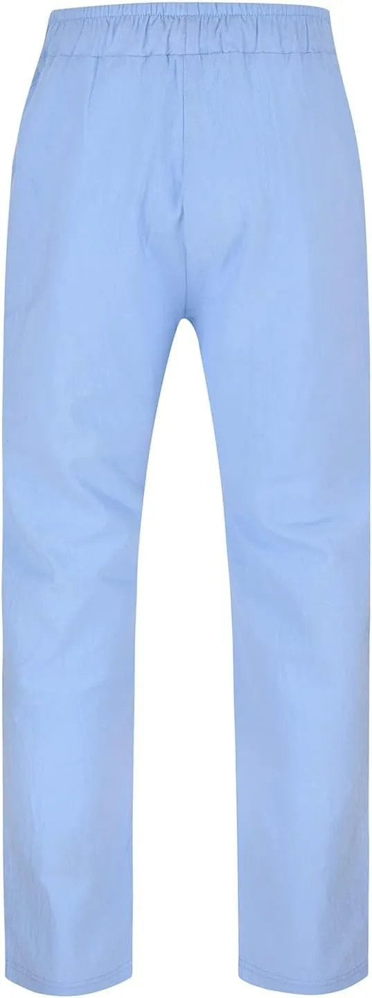 Men's Baggy Wide Leg Pants Summer Elastic Waist Trendy Comfortable Loose Sport Clothes Comfy Fashion Trousers