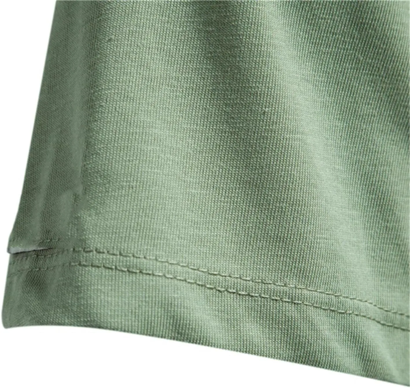 Men's Cotton Blend T-Shirt, Embroidered Summer Casual Short Sleeve