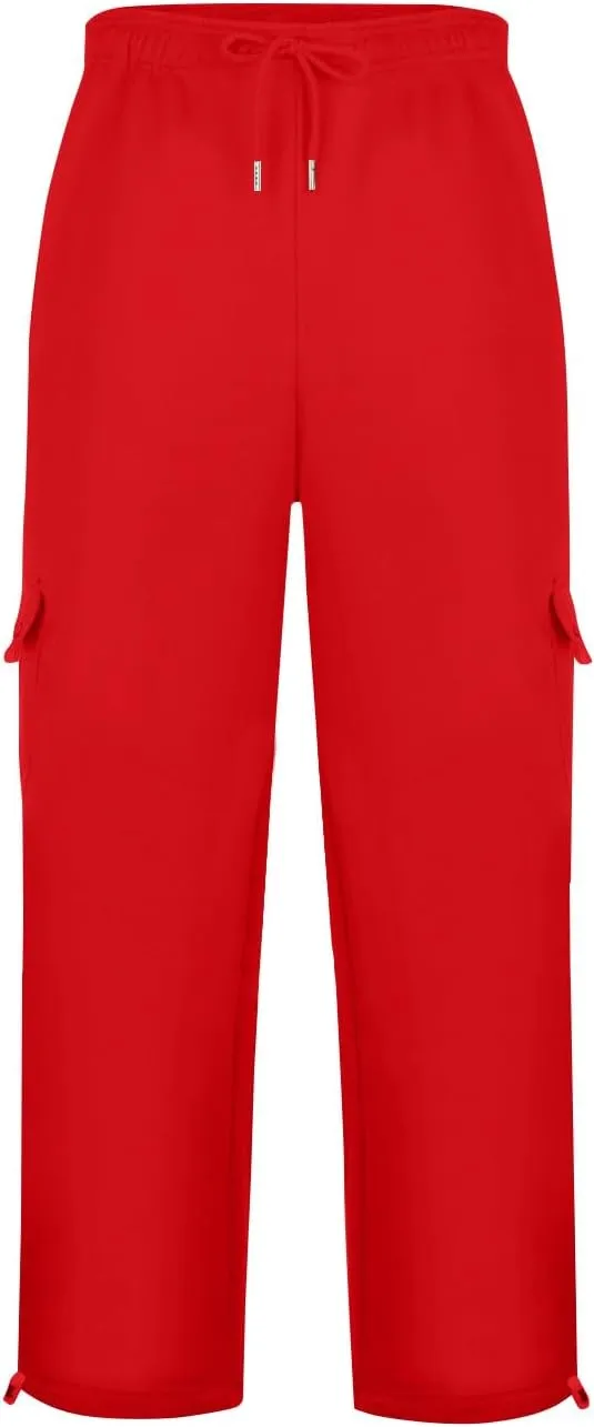 Men's Pants Casual Relaxed Fit Drawstring Sweatpants Tactical Hiking Joggers Cargo Stretch Workout with Multi Pockets