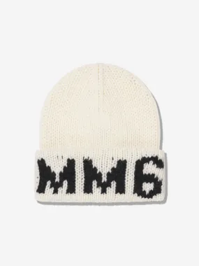MM6 Maison Margiela Kids Wool Logo Hat