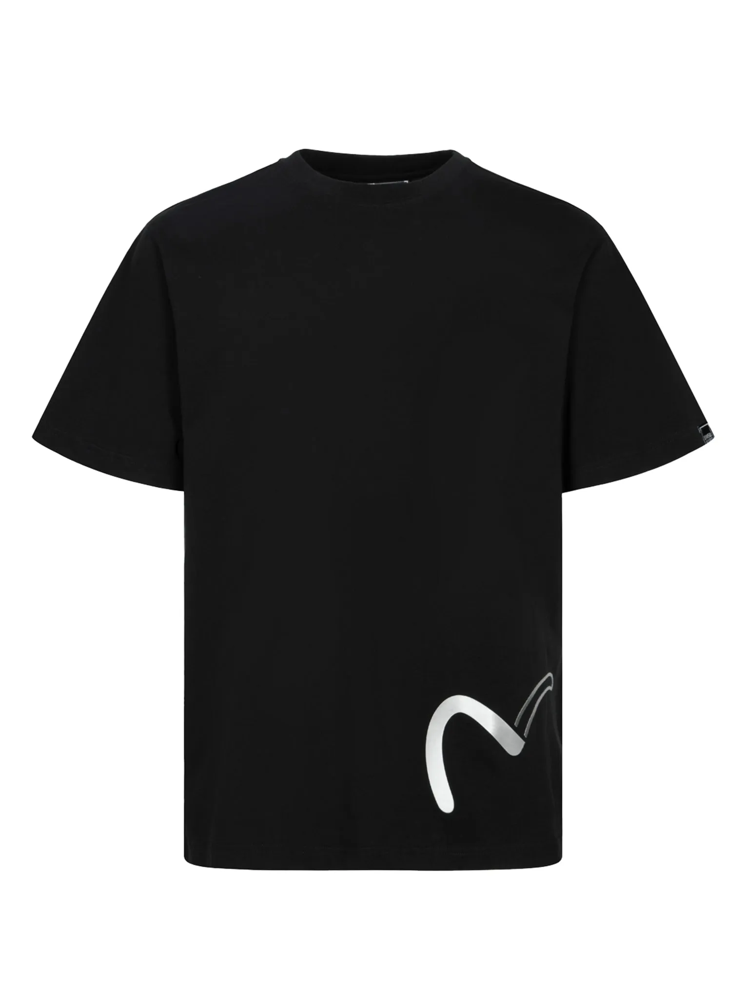 Reflective Seagull Print Regular Fit T-shirt