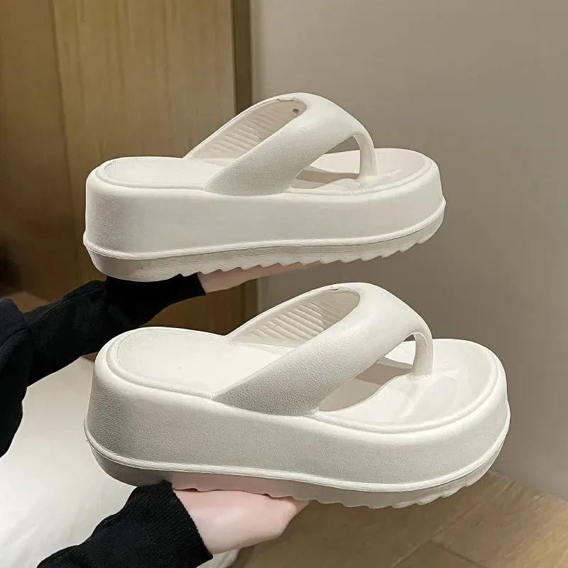 Stylish Women Platform Sandals EVA Heels Flip-Flops Cloud Slippers