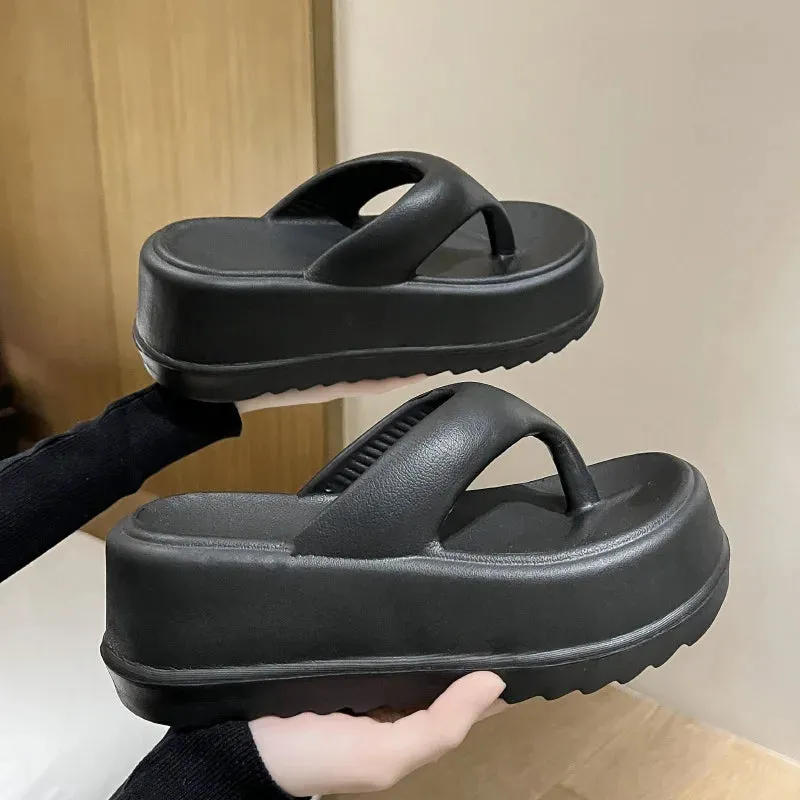 Stylish Women Platform Sandals EVA Heels Flip-Flops Cloud Slippers