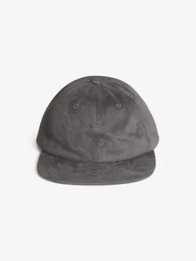Thrills Suede 6 Panel Cap - Dark Charcoal