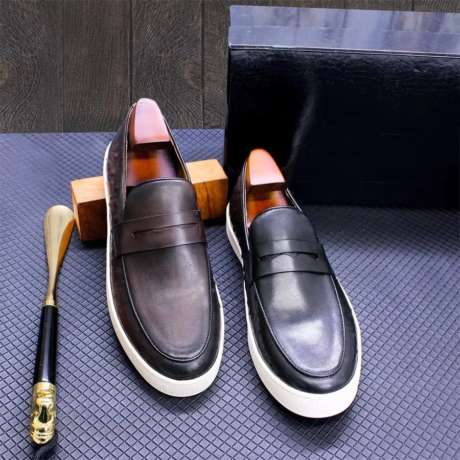 Veltique Croctex Luxe Business Loafers
