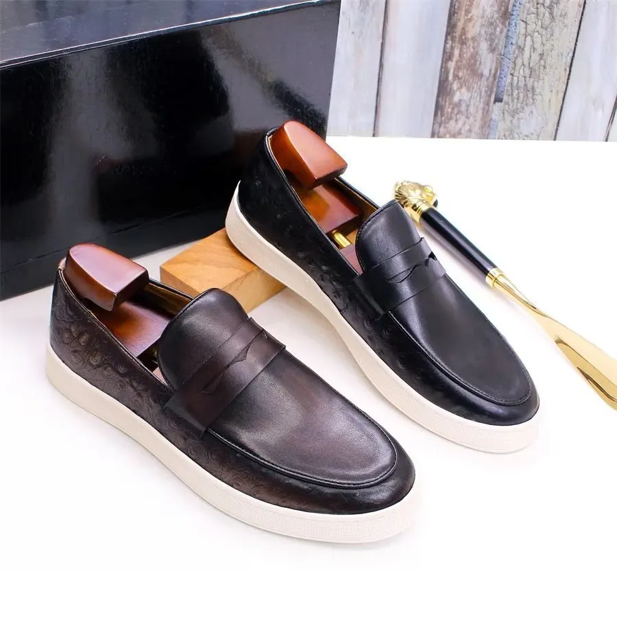 Veltique Croctex Luxe Business Loafers