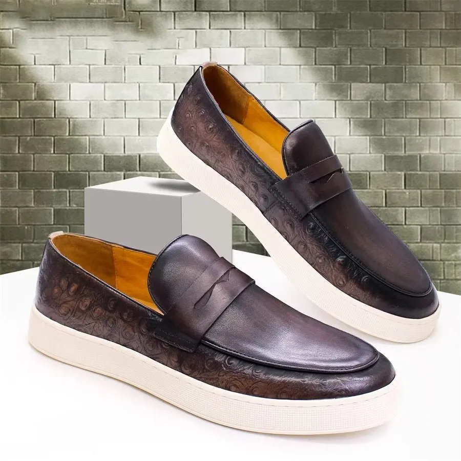 Veltique Croctex Luxe Business Loafers