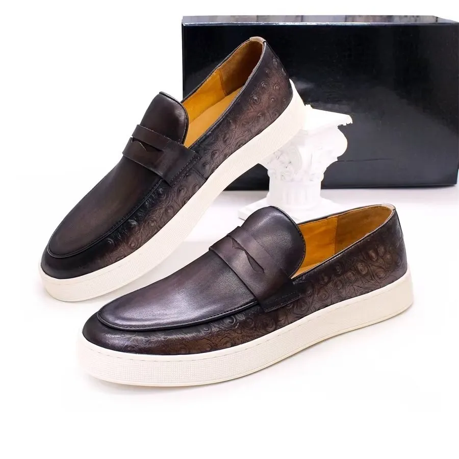 Veltique Croctex Luxe Business Loafers