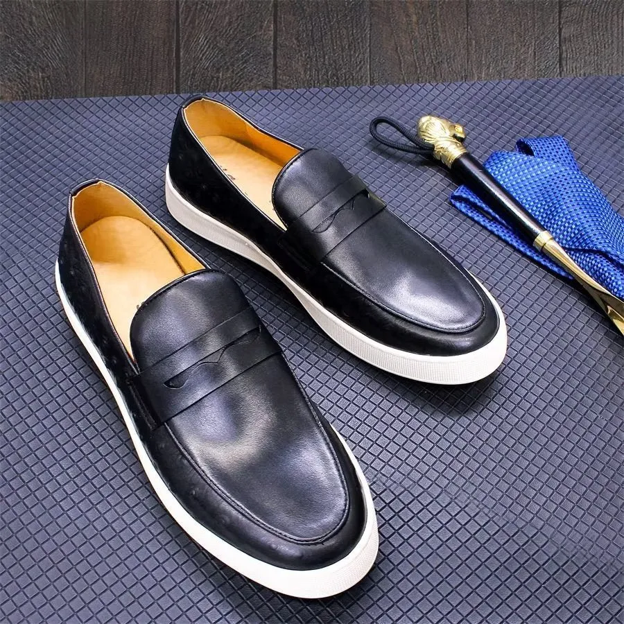 Veltique Croctex Luxe Business Loafers