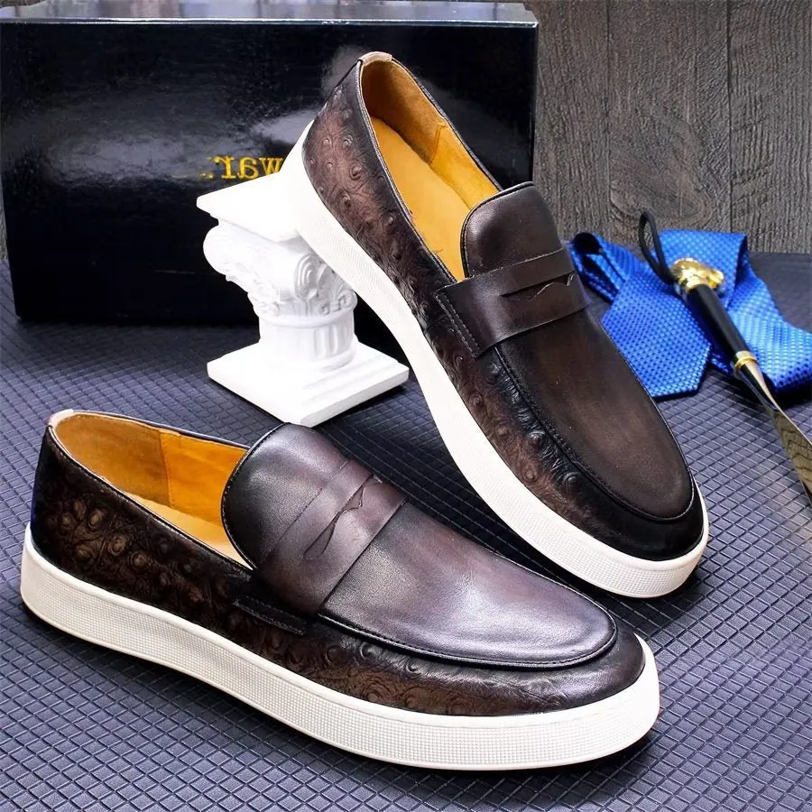 Veltique Croctex Luxe Business Loafers