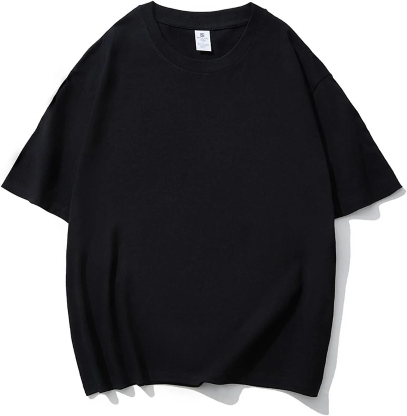 WENKOMG1 Mens Loose Fit Pullovers Short Sleeve Round Neck Tshirt Shirts Baggg Style Summer Crewneck T-Shirts
