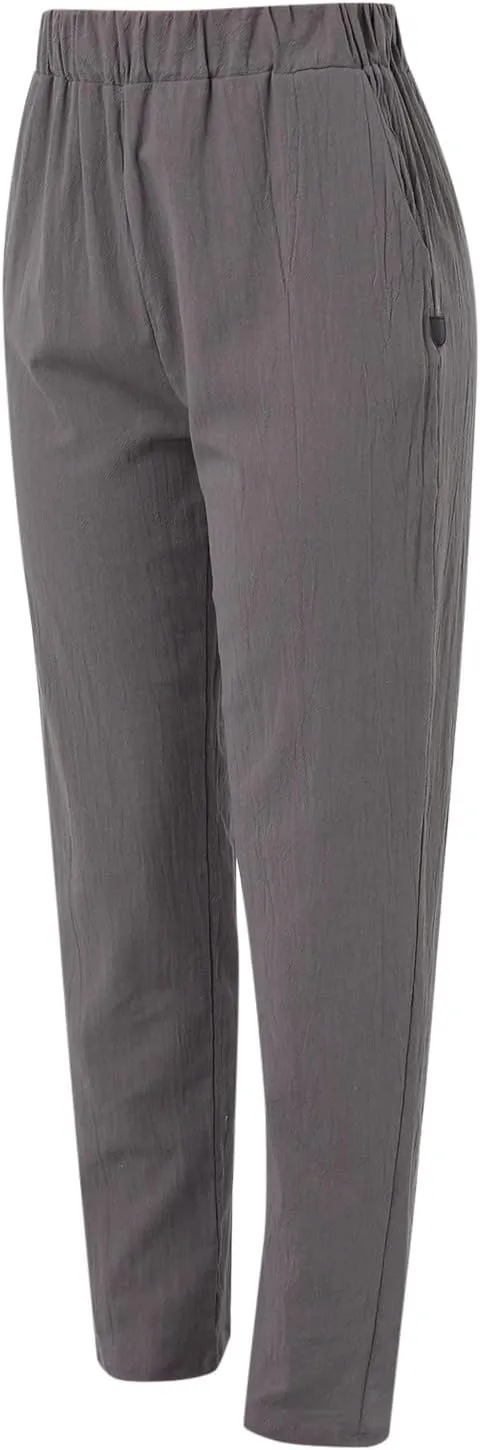 Women High Waisted Wide Leg Pants Fashion Drawstring Elastic Trousers Comfy Straight Leg Long Pants with 2XL Pant